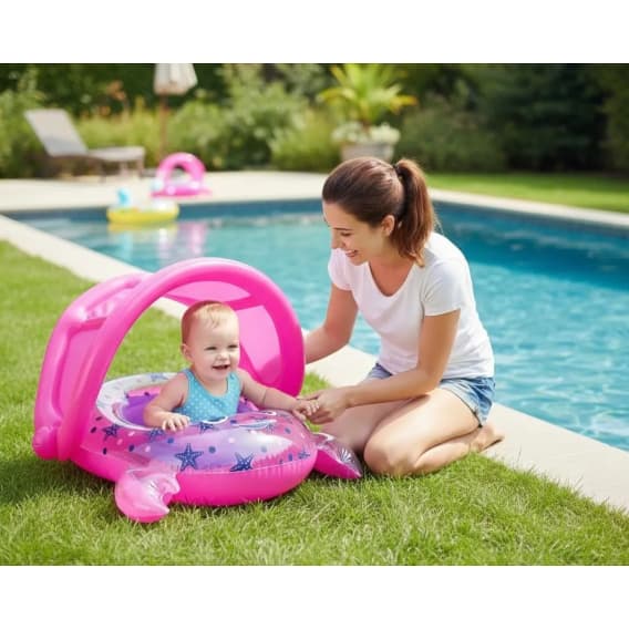 Bote Infantil Caranguejo - Rosa