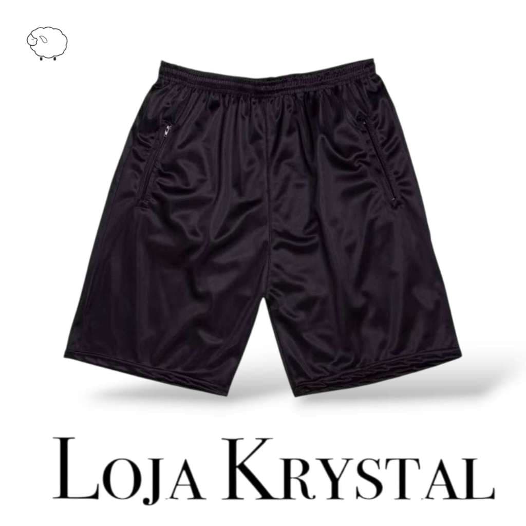 SHORTS DRI FIT ESPORTES - COM BOLSO E ZÍPER - MASCULINA - CORES E TAMANHOS NOVOS.