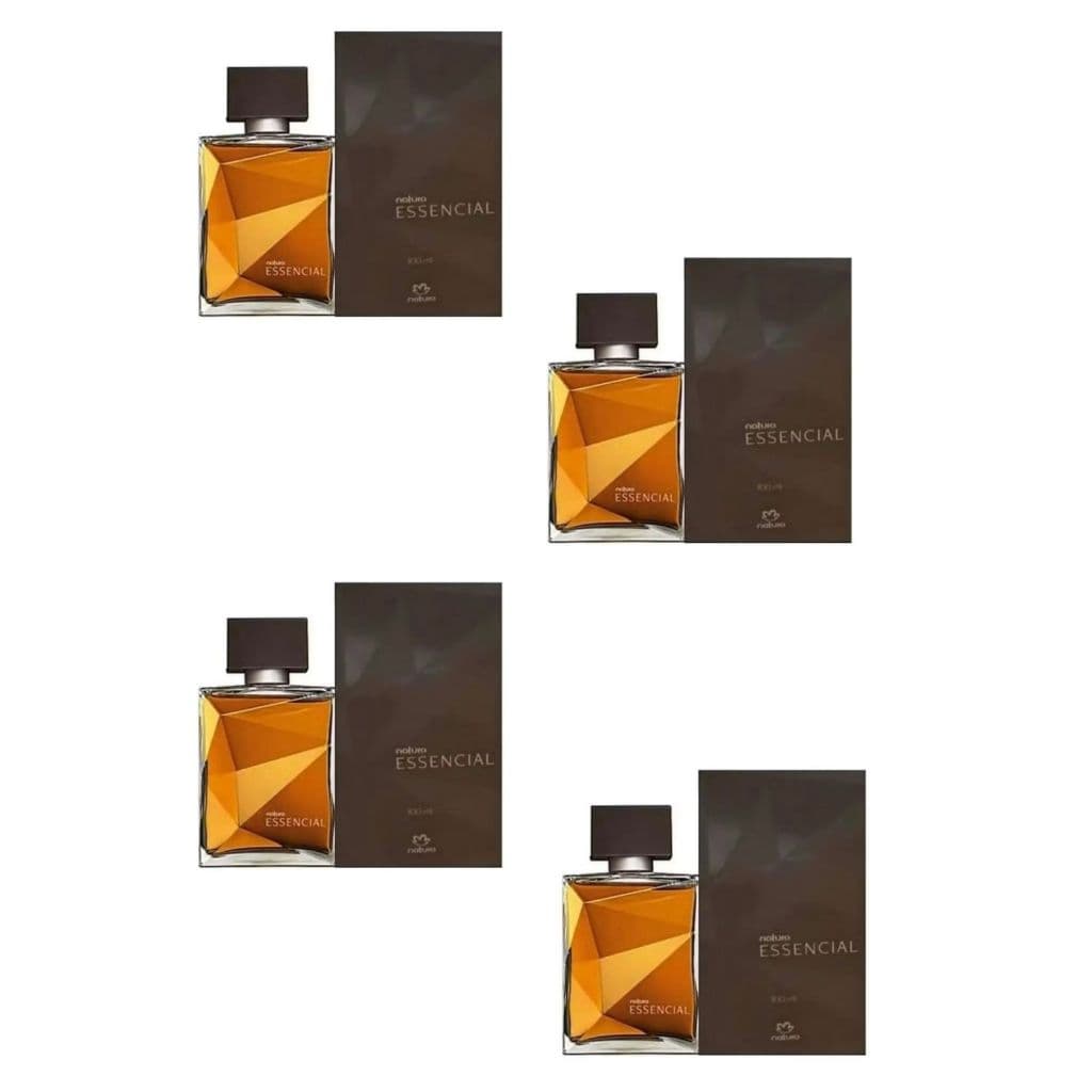 Combo 04un Perfume Essencial Tradicional Original 100ml