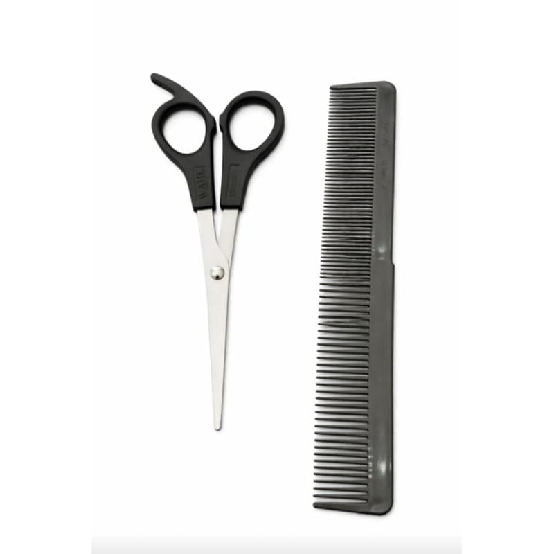 Kit Pente + Tesoura para Uso Doméstico