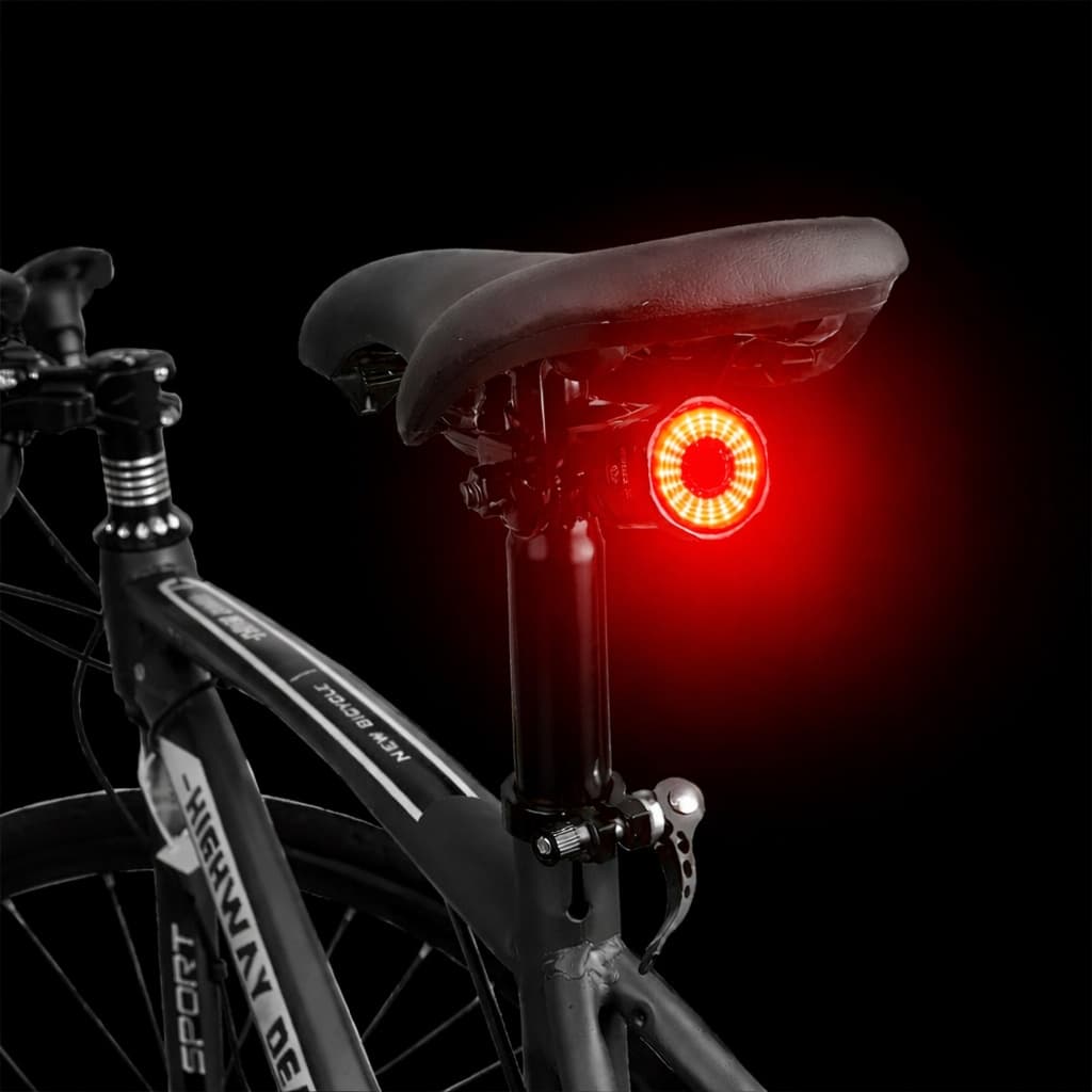 Luz Traseira Bike Inteligente Led Recarregável Ipx6 X-tiger