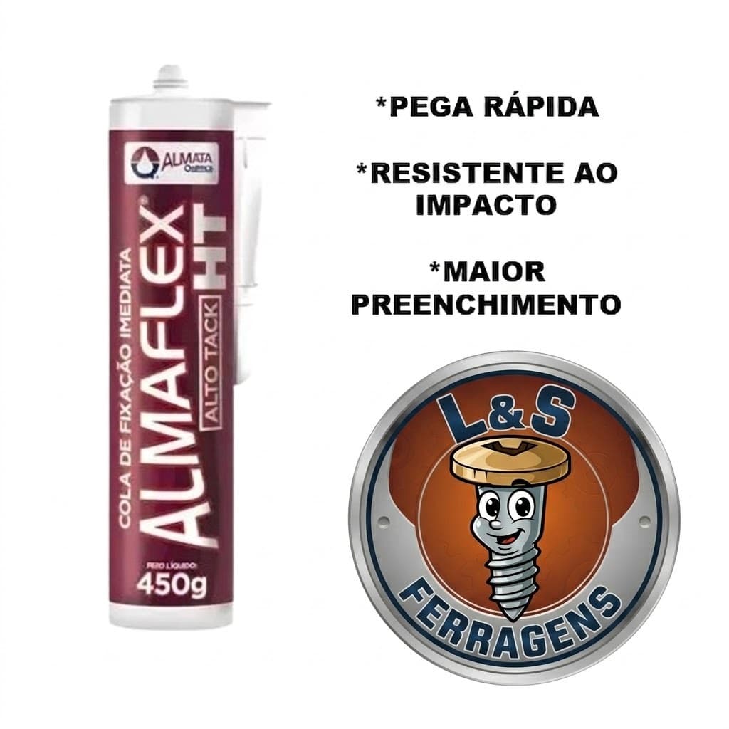 Cola De Fixação Imediata Ht Alto Tack 450g - Almaflex