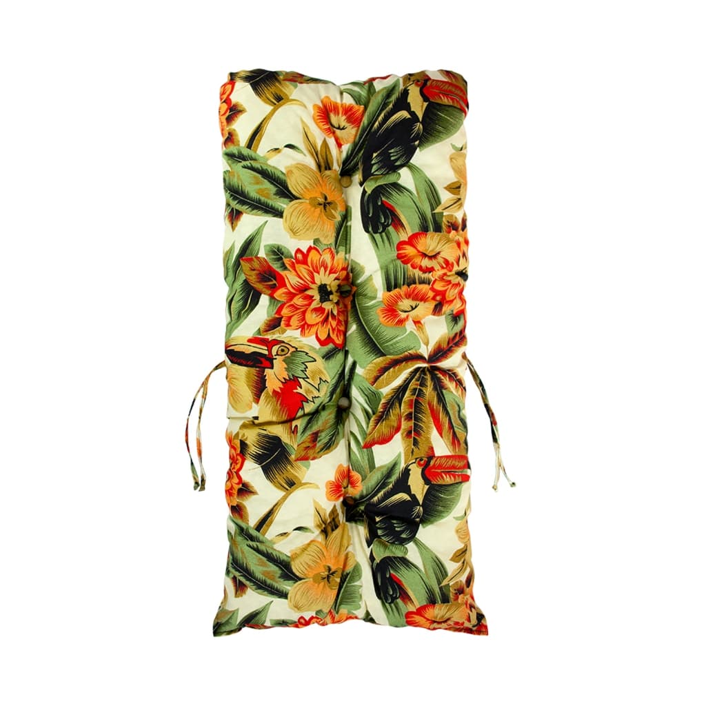01 Linda Almofada Cor Viva JaJ Almofadas Decoração Cadeira Bambu Vime Junco
