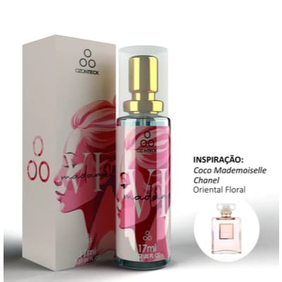 Perfume Feminino Madame Vi /Ozonteck 17 Ml Fixação Maxima Premium/ alta fixação/MADAME VI: Família olfativa âmbar floral