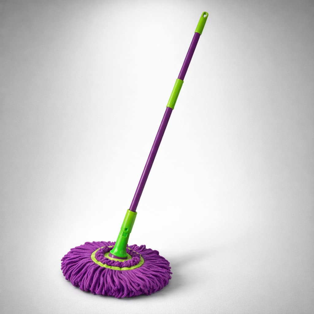 Mop Giratório Twist 3 em 1 Esfregão Rodo Limpeza Microfibra