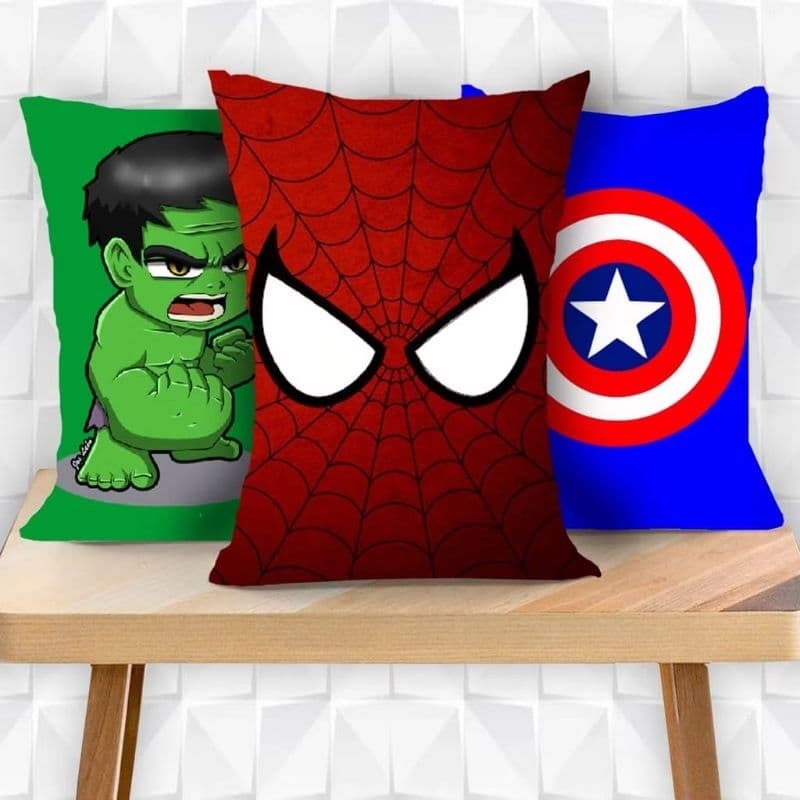 Almofada Personalizada naninhas Super Herois quadrinhos (batman, hulk, super man, homem aranha, enfeite decoração
