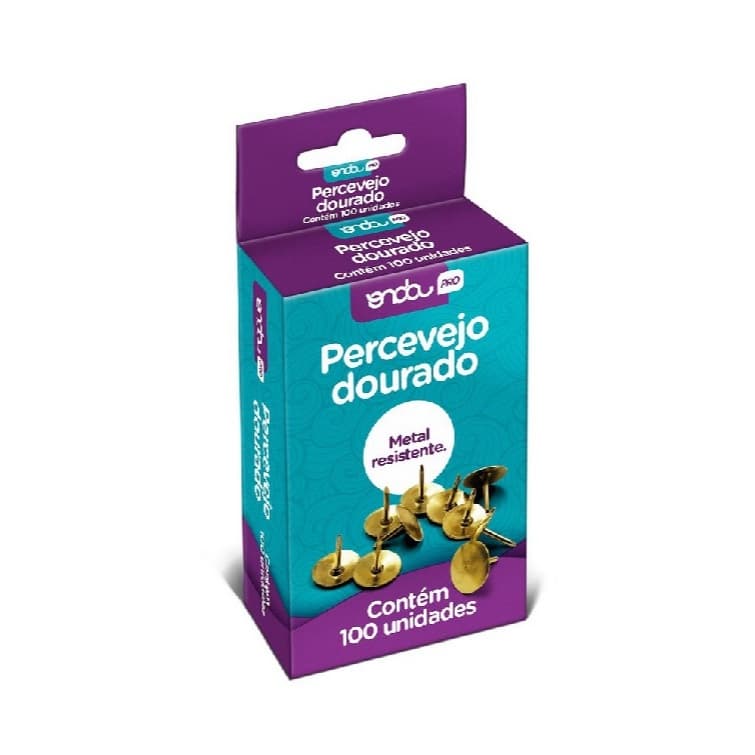 Percevejo Dourado C/100 Unidades - Marca: OndaPro