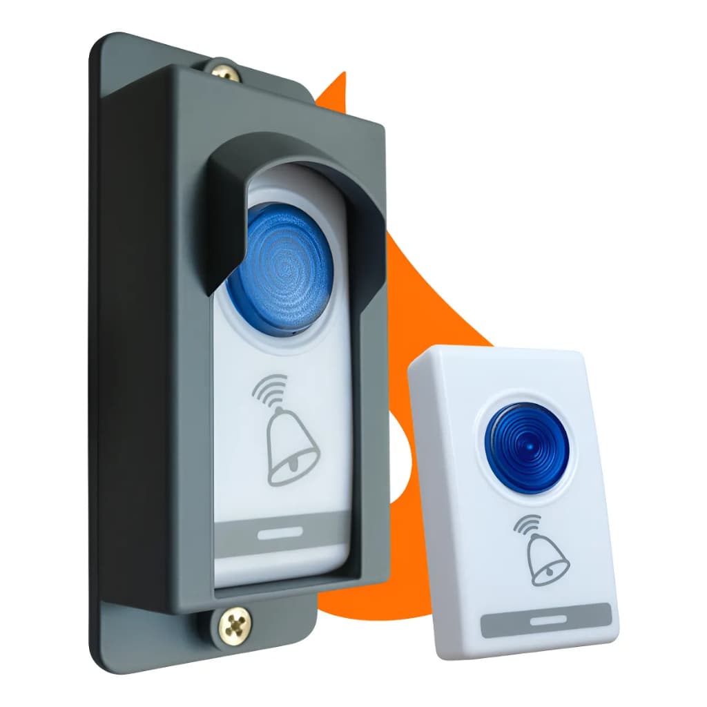 Case Capa Protetor Anti-vandalismo Roubo Chuva Para Campainha It-Blue