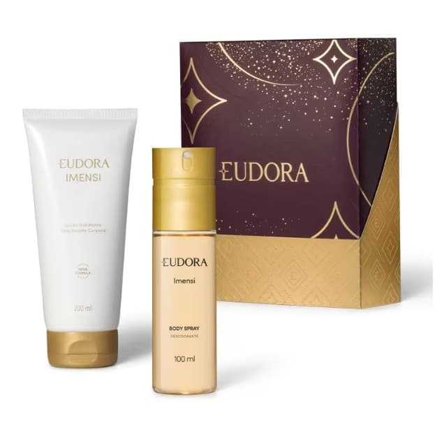 Kit Presente Imensi Body Spray 100ml + Loção Corporal 200ml. Eudora