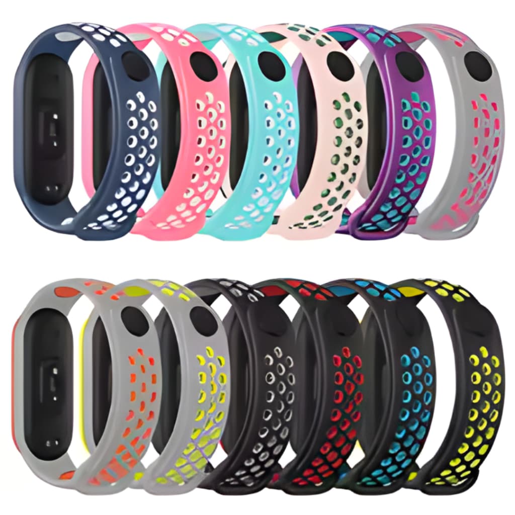 pulseira relógio mi band 4 silicone
