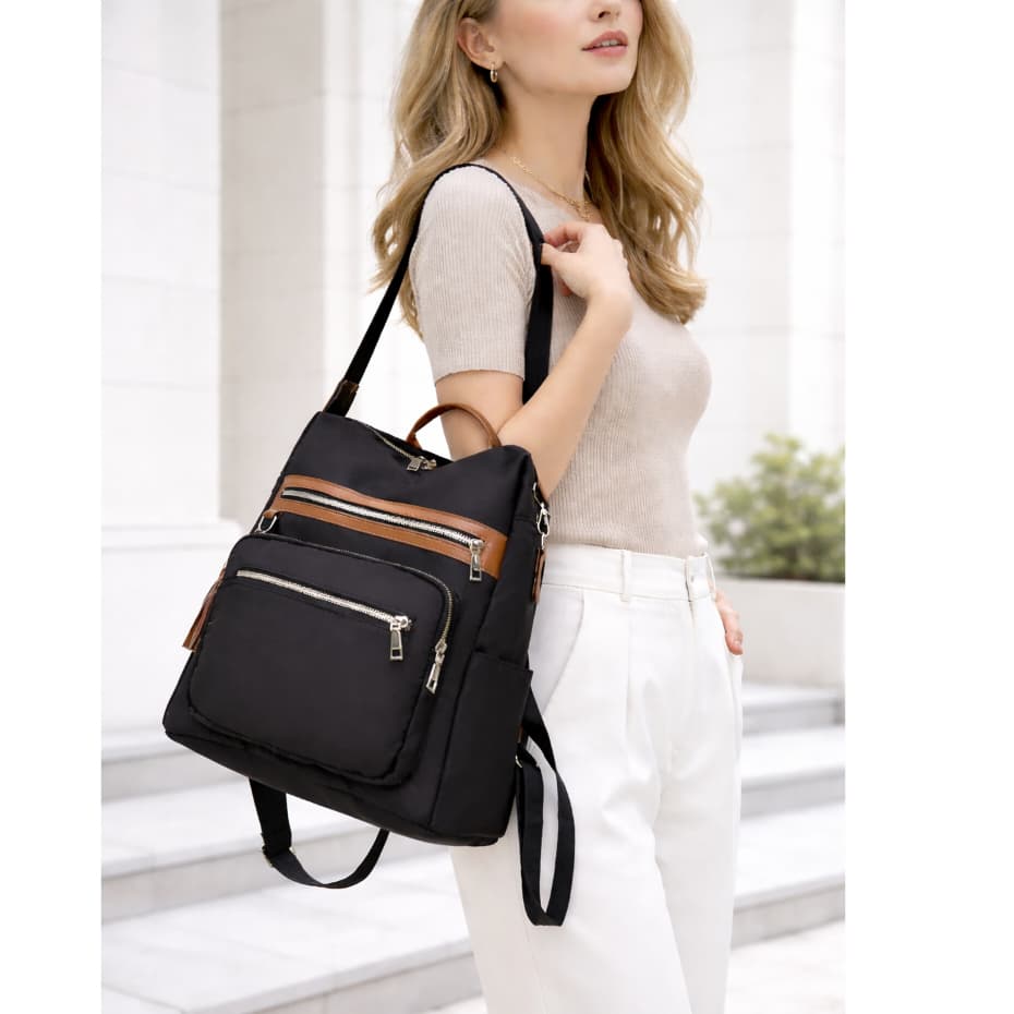 Bolsa Feminina Média Antifurto Reforçada Alça Transversal Casual Espaçosa para Dia a Dia