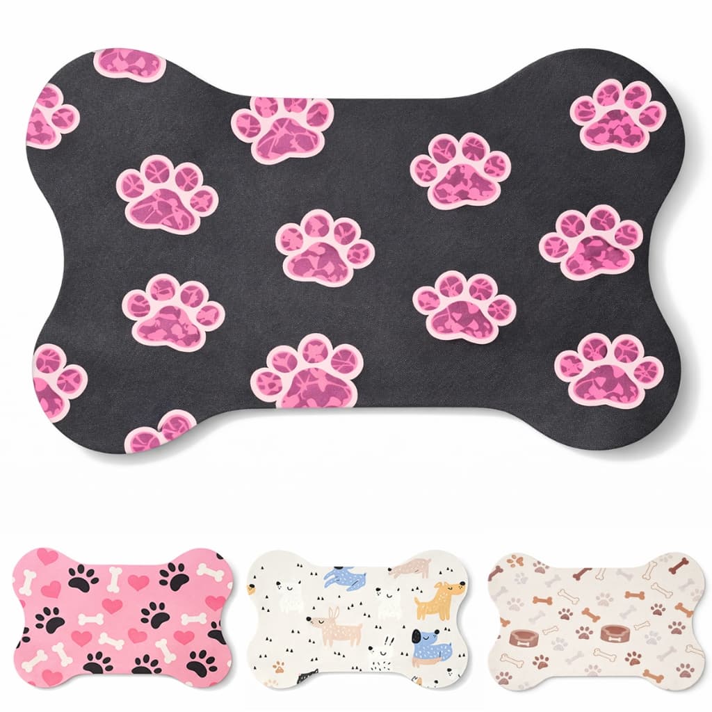 Tapete Para Comedouro Pet Chachorro Gato Antiderrapante Grande