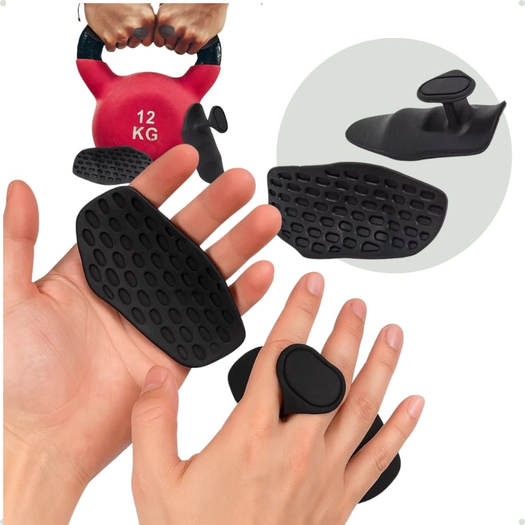 Kit 2 Luvas Academia Musculação Evita Calos E Bolhas Melhora Pegada