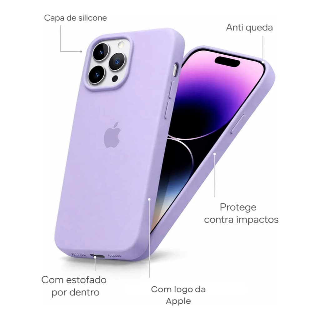 Capa Capinha Case Anti Impacto Silicone iPhone 16 Pro Max