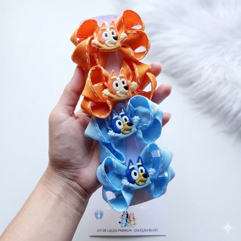 KIT LAÇOS OU TIARAS| ACESSÓRIO INFANTIL BLUE