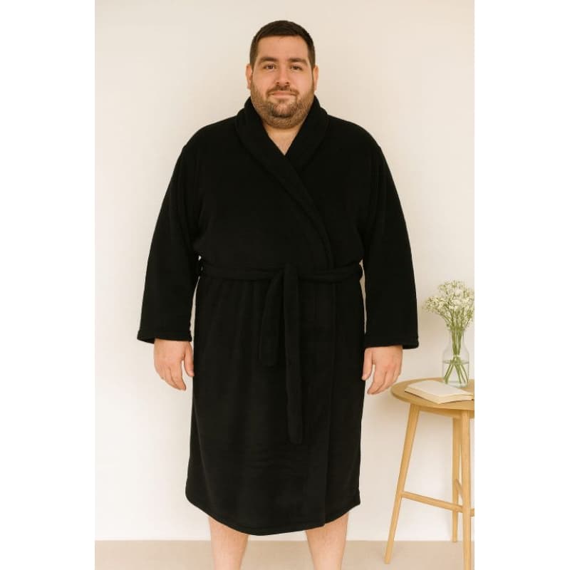 Roupão Unissex Plus Size em Microfibra – Conforto Premium até G5