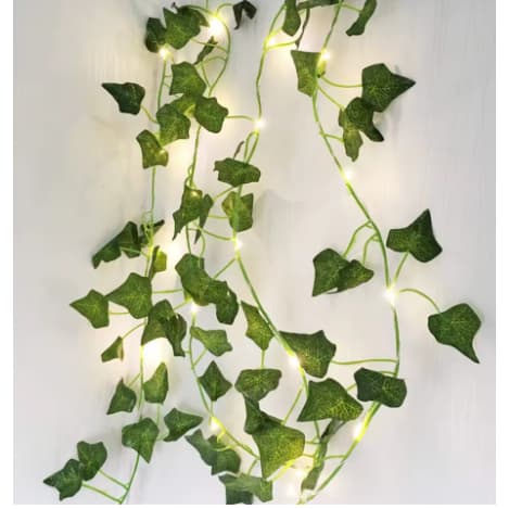 Hera Verde Planta Artificial Trepadeira Ramas Folhagem Pendente 2,10 metros Decoração