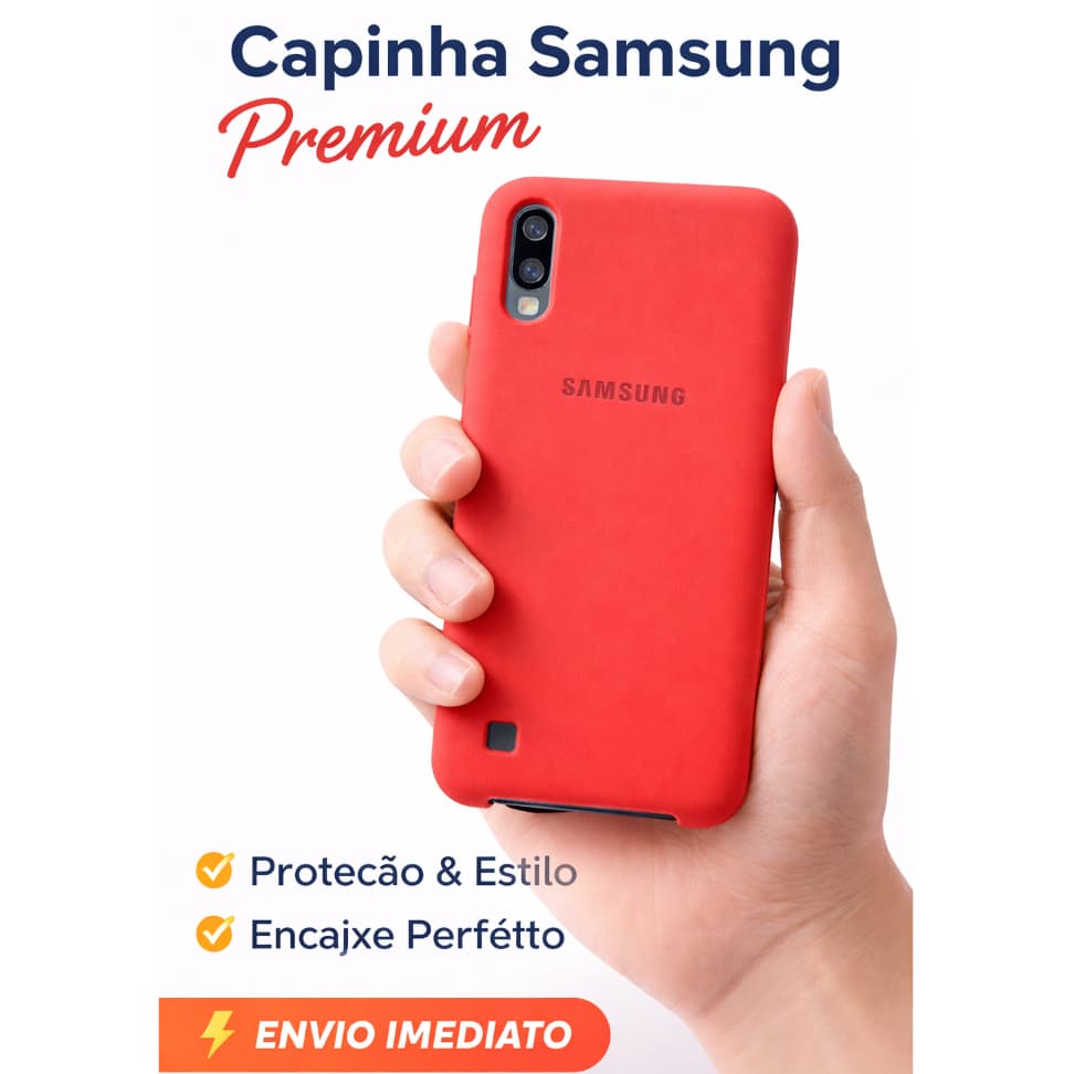 Capinha Samsung Anti Impacto Premium – Capa Protetora Resistente, Encaixe Perfeito, Proteção Contra Quedas