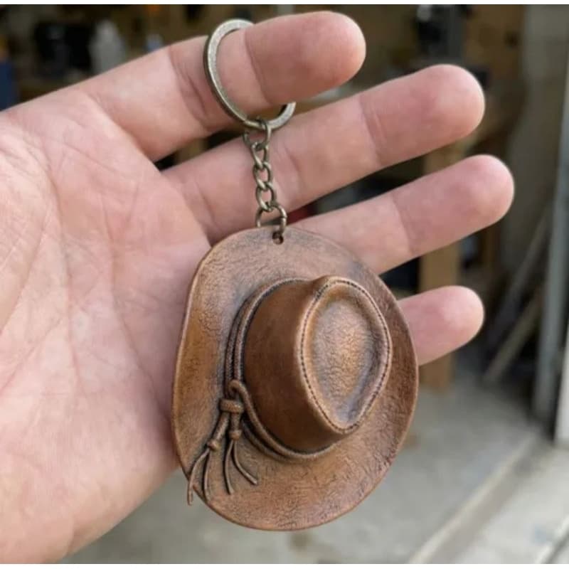 Chaveiro Personalizado Chapéu Arthur Morgan Red Dead Redemption RDR2 Cowboy Colecionável Geek Nerd