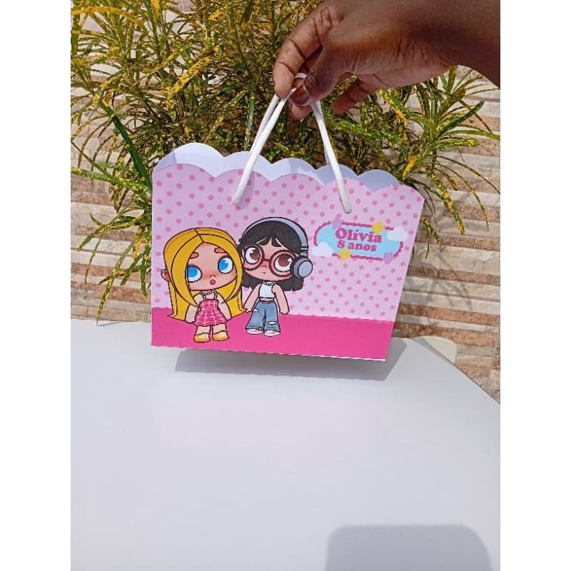 Sacolinha Personalizada Avatar Wolrd/Sacolinha Montada