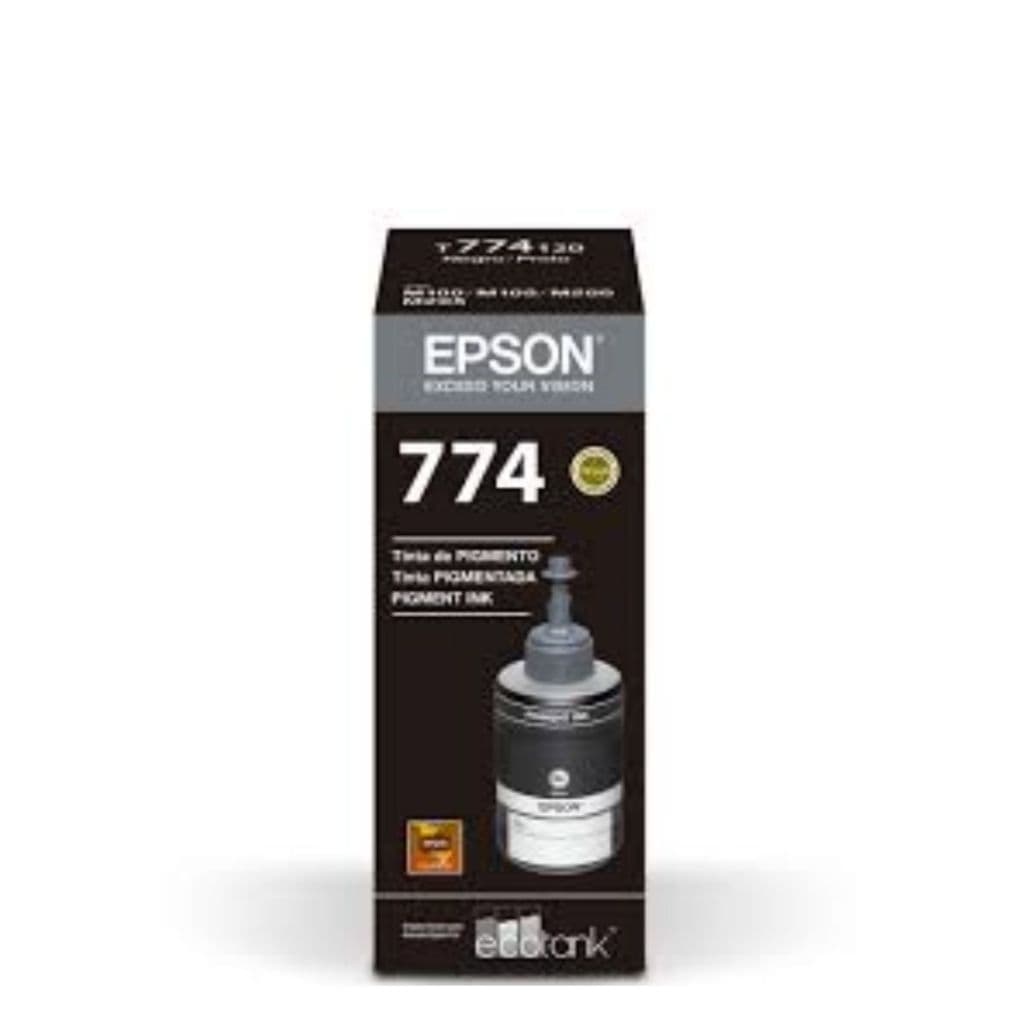 Garrafa para Ecotank preto Epson t774120-al  CX 1 UN