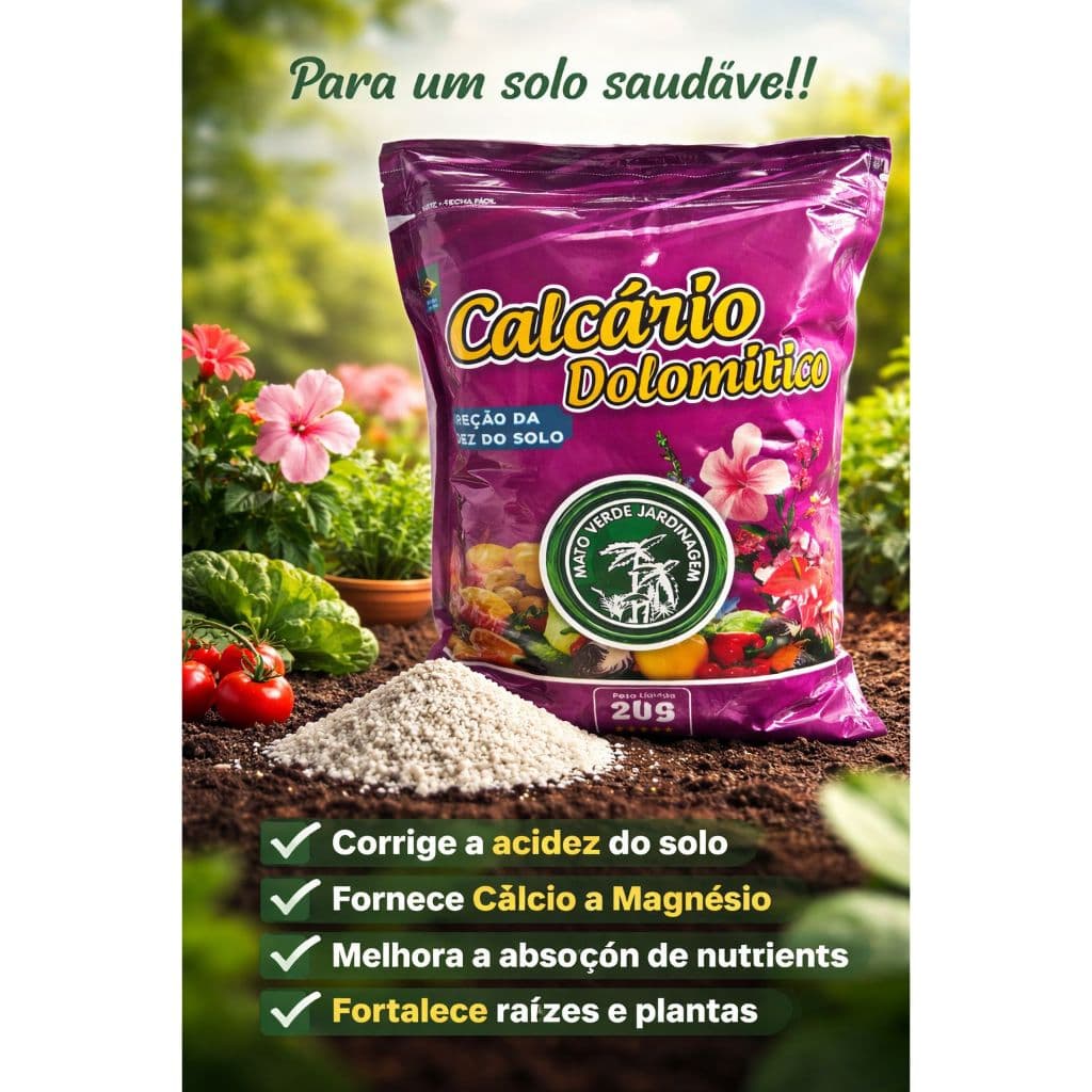 ADUBO CALCÁRIO DOLOMITICO MATO VERDE + POWER FERTILIZANTE PREMIUM KIT MATO VERDE