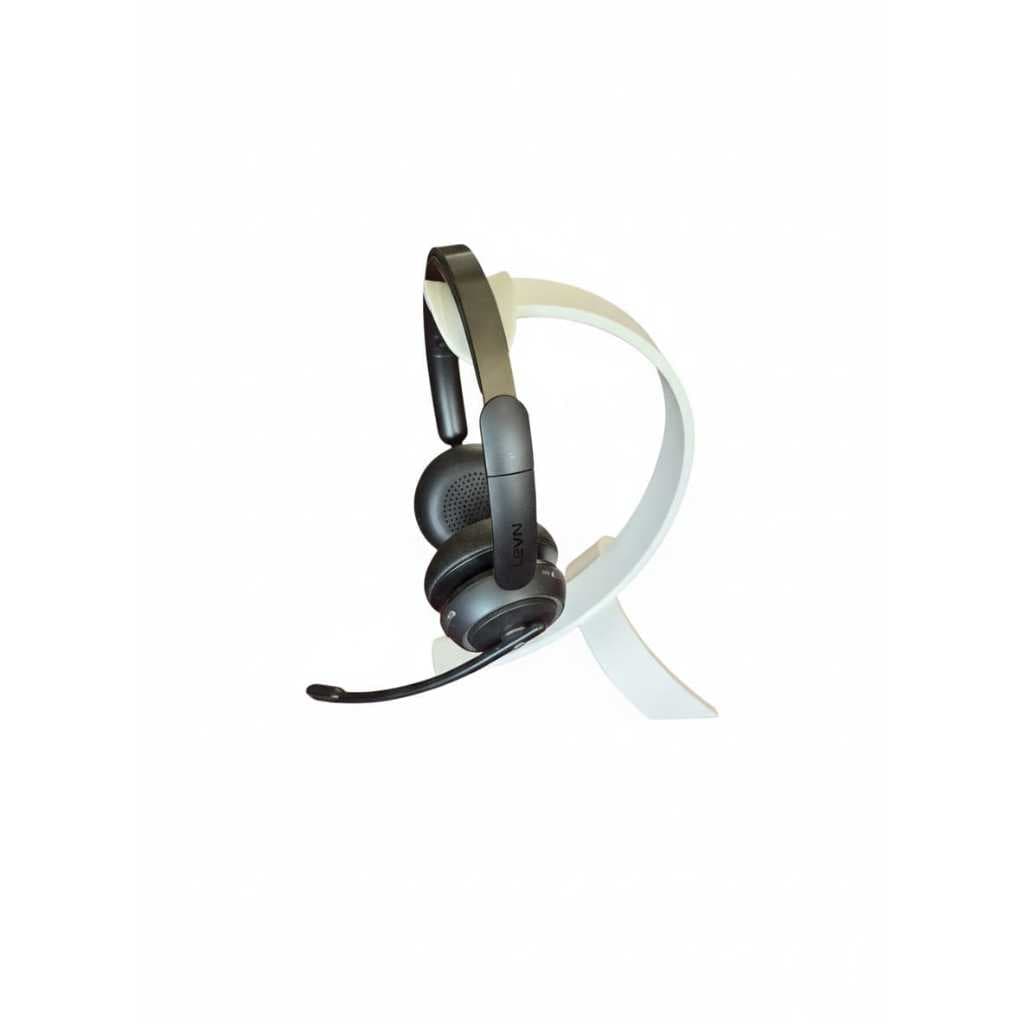 Suporte para fone de ouvido com design moderno e clean. Pronto para uso.