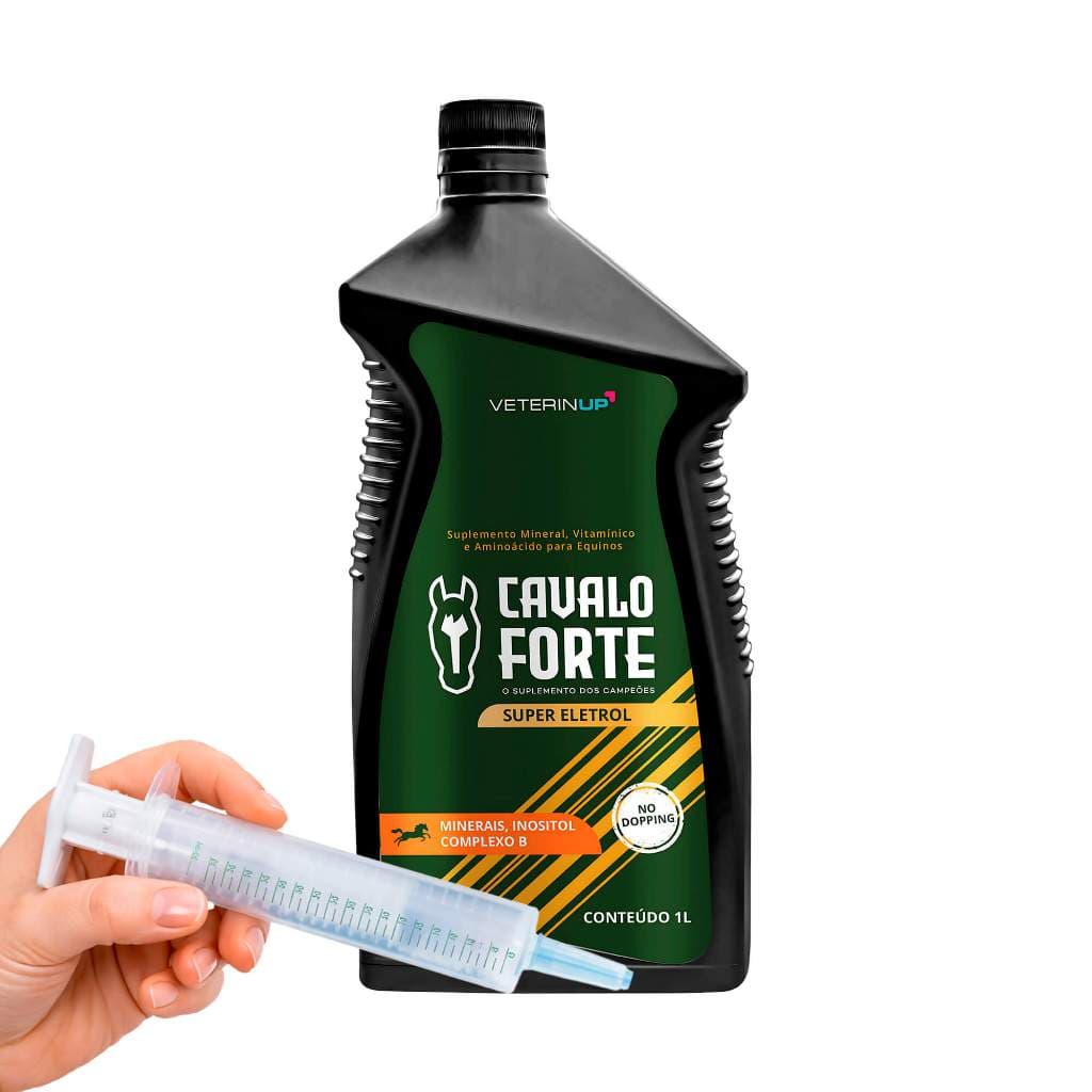 Cavalo Forte Super Eletrol Eletrolitico 1L - Repositor de Eletrólitos Liquido