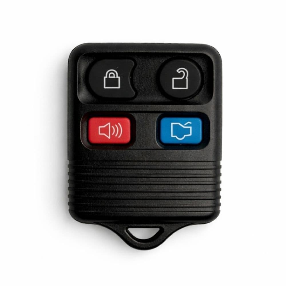 Carcaça Controle Remoto Ford 4 Botões Alarme Carro Compacto Substituição Automotivo Travar Destravar