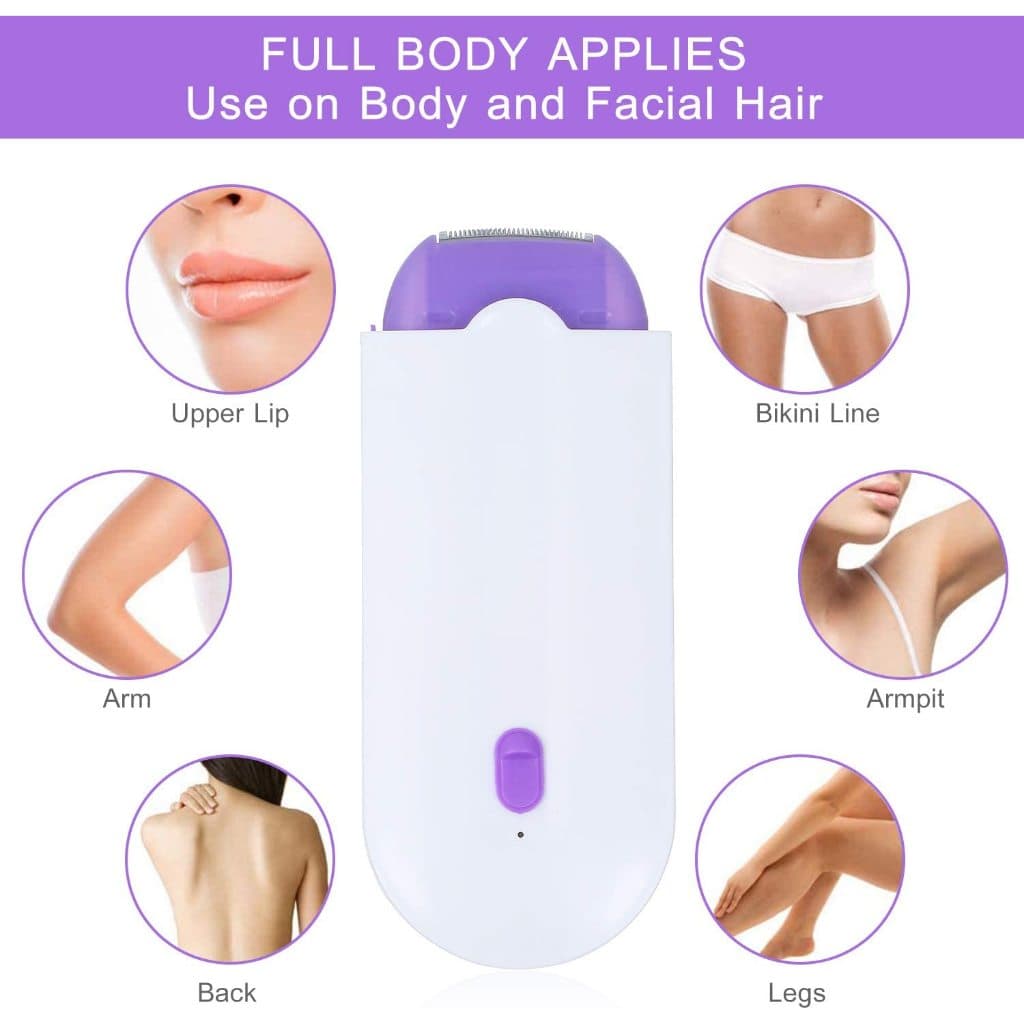 Depilador a Laser Removedor De Pelos Corporal Touch Light - Mini Dpeladir Corporal