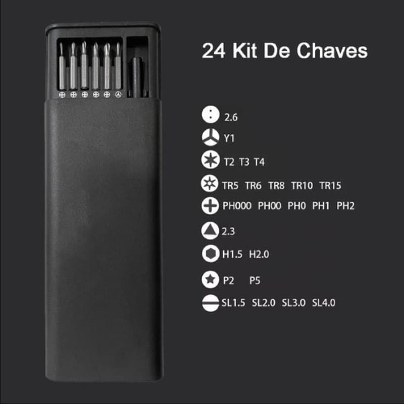 jogo de Chaves magnético com 24 chaves