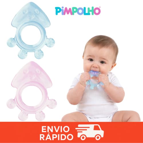 Mordedor de Silicone para Bebê Macio – Alívio Dentição Livre de BPA Infantil Seguro Pimpolho Original