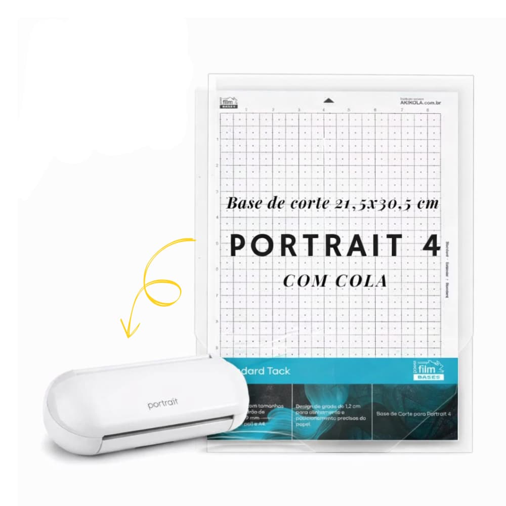 Kit 2 Base de Corte Portrait 4 (Com Cola)