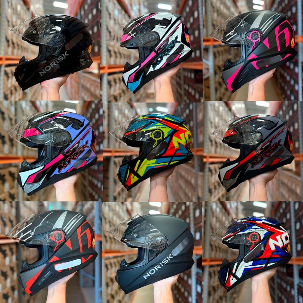 Capacete Moto Fechado Norisk Razor Full Sharp Speedmax Masculino Feminino Original