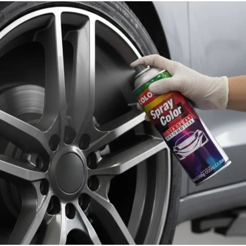 Tinta Spray Automotiva Colorgin Aluminio para Rodas 300 ml