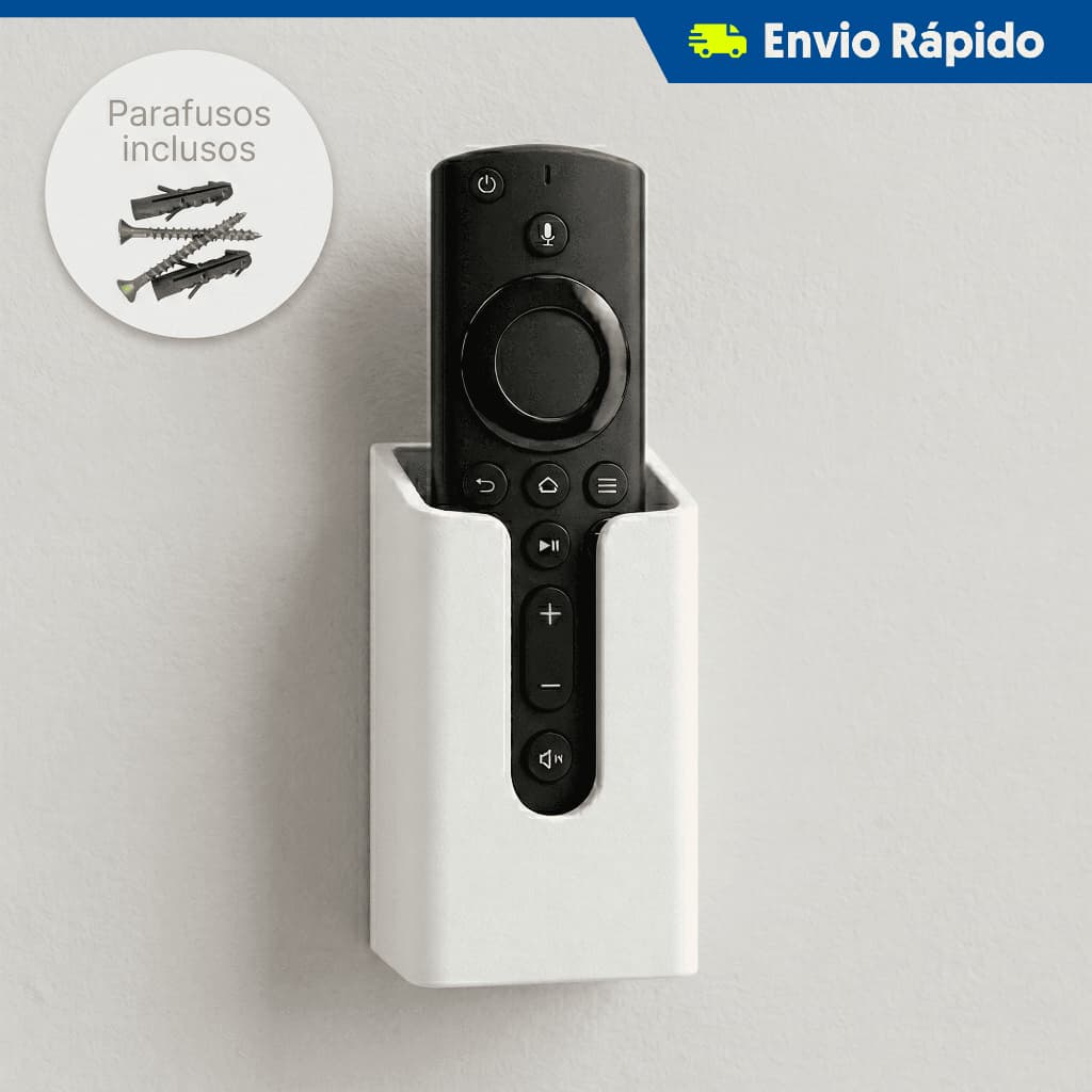 Suporte para Controle Remoto | Porta Controle Moderno Decorativo | Organizador de Controle Remoto TV