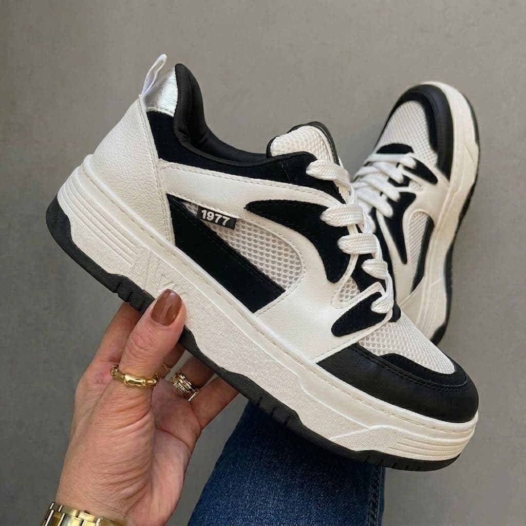 Tênis Casual Via Marte Original Feminino Plataforma Sola Alta Lançamento Detalhe V232