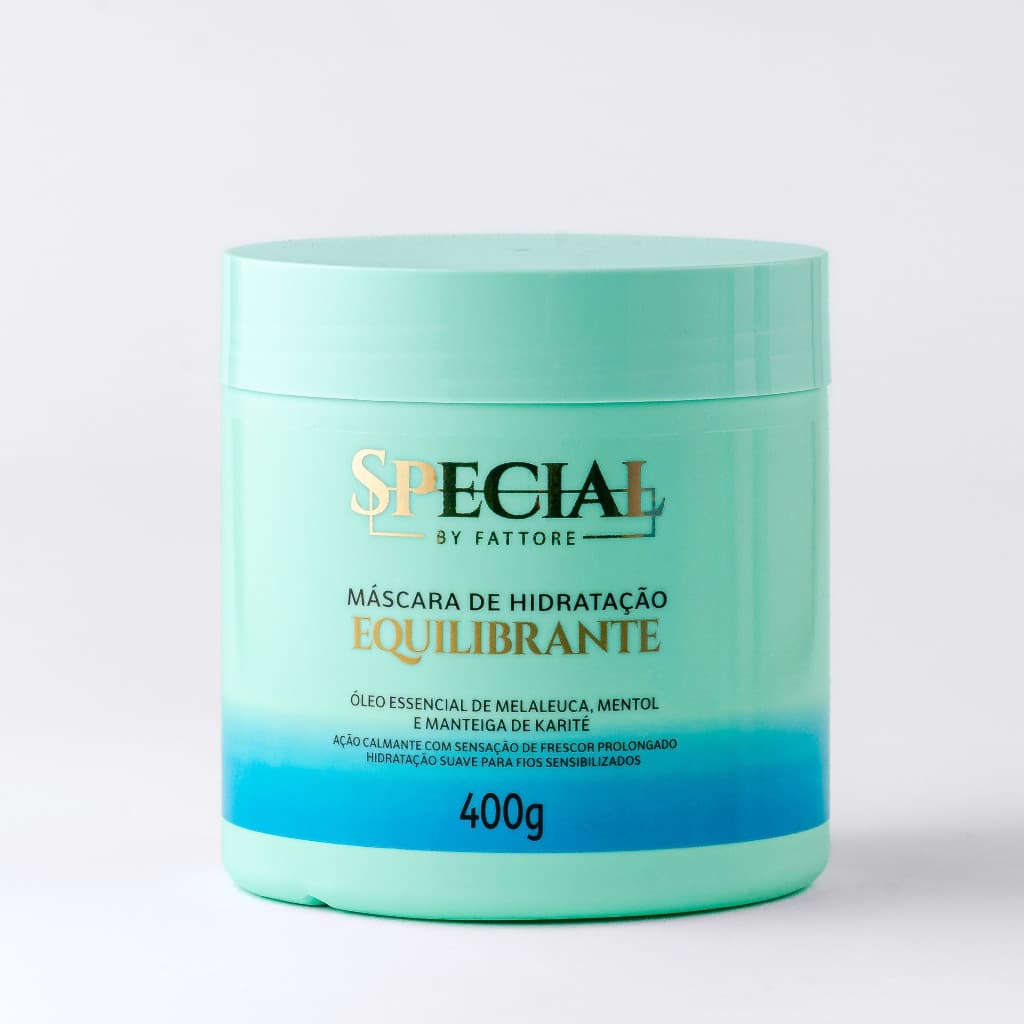 Máscara Capilar Hidratação Equilibrante 400g - Controle de Caspa Hidratação Fattore Special