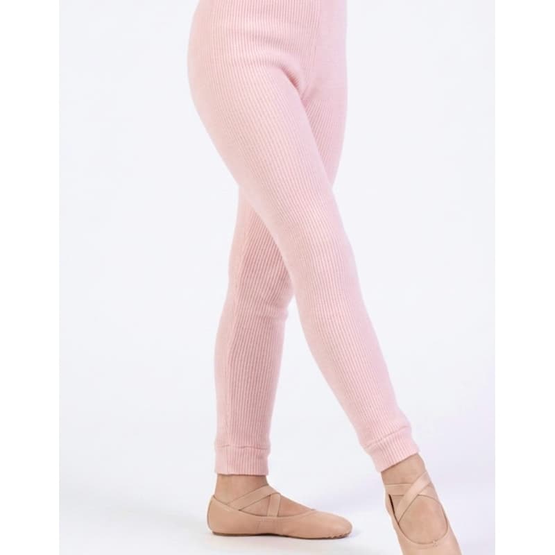 Meia Calça de Lã Ballet infantil G | Capezio 011 Dança Aquecimento Inverno Preto e Rosa
