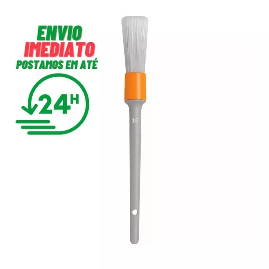 Kit Pincéis De Detalhamento Automotivo JS Uso Interno Para Estética Veicular E Lava Rápido