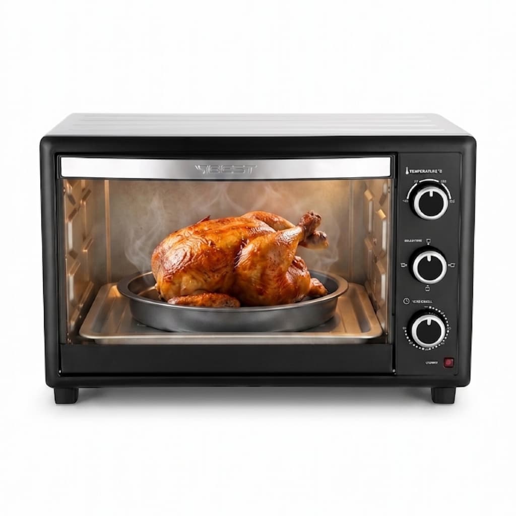 Forno Elétrico de Bancada com Dourador Grill Best 50 Litros