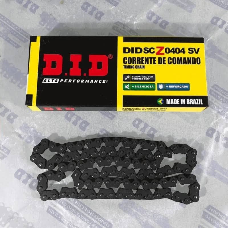 CORRENTE COMANDO 94L DID TITAN 150 SCR 0404SV RESISTENTE ALTA PERFORMANCE MOTOR TOP