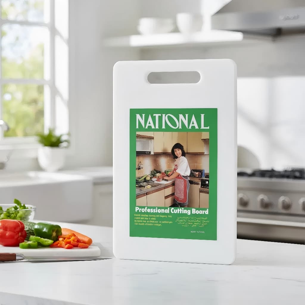Tábua De Corte Carne Churrasco Cozinha Pvc  Higiênica