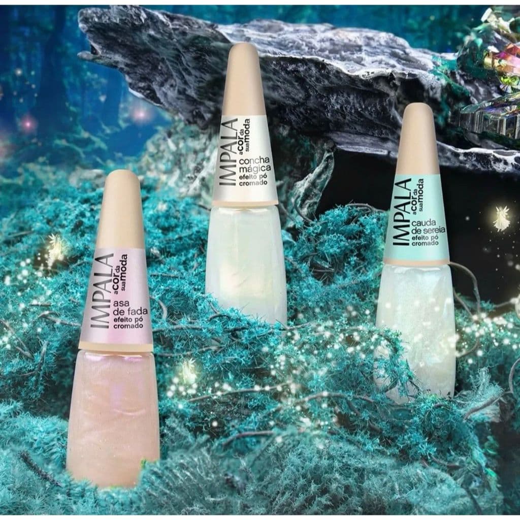 ESMALTE IMPALA EFEITO PÓ CROMADO A COR DA SUA MODA - UNIDADE