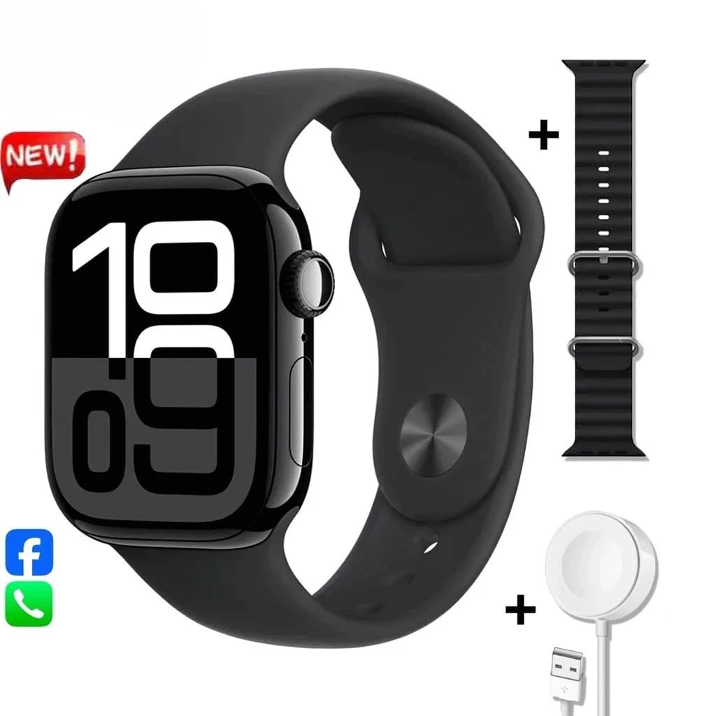 2025 original novo Smartwatch watch10 PRO Com monitor De Frequência Cardíaca Do Computador São Paulo pronta entrega