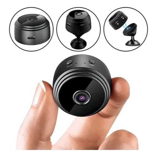 Câmera mini IPHD wi-fi com visao noturna more A9