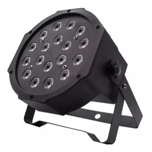 Refletor Led Festa DJ Mini Par 18 LEDs RGBW