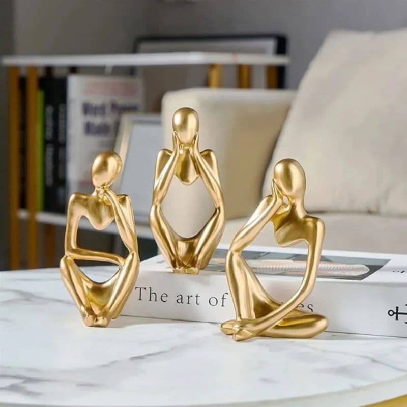 Estátuas Pensantes Lindas e Luxuosas Para Decoração