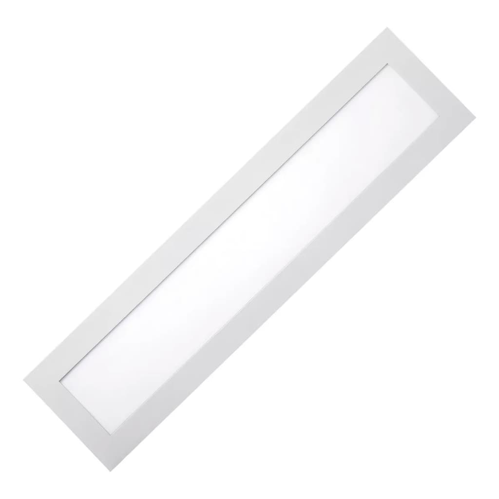 Luminária Painel LED Plafon Embutir 20W 62x15 Branco 3000K 4000K 6500K Bivolt Slim 15x62