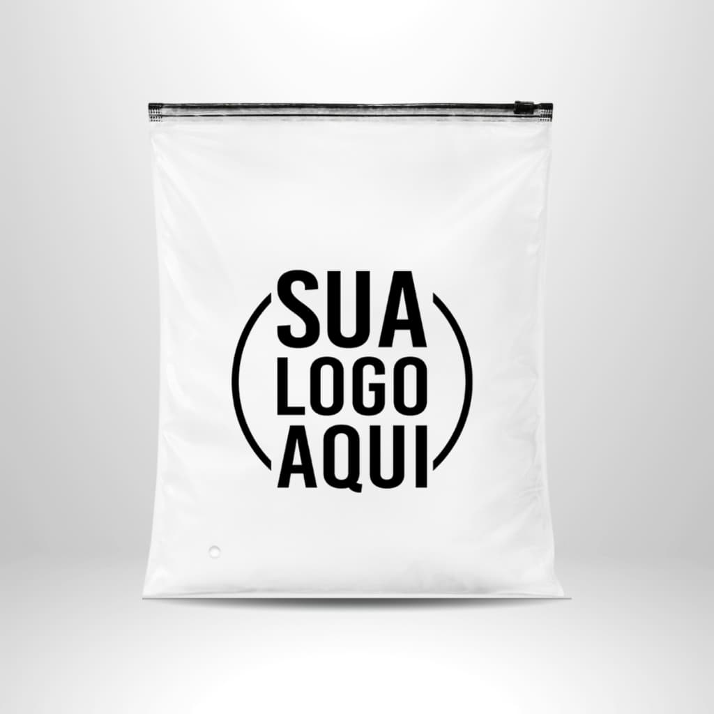 Saco Zíper Preto Fosco Ideal Para Roupas e Acessórios kit 50 ou 100 Unidades PERSONALIZADO COM LOGO 25x35 ou 30x40